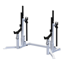 Стойка для пауэрлифтинга со страховочными упорами AR012.4